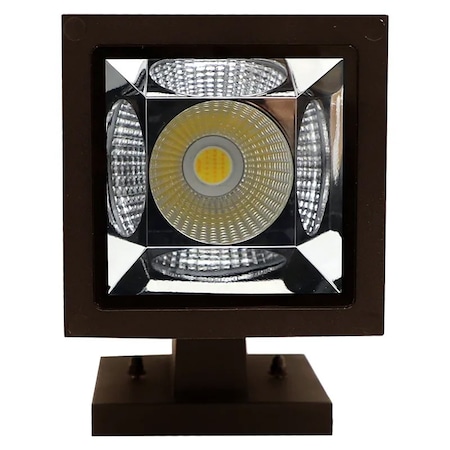 Westgate 5 in. 3CCT-Selectable LED Outdoor Square Cylinder Up/Downlight, 40W, Bronze WMCS5-UDL-MCT-BR-DD